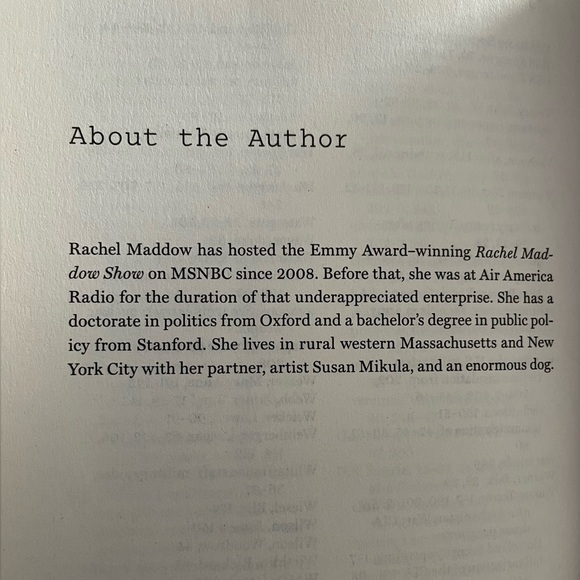 Drift by Rachel Maddow, 264 Pages, #1 New York Times Best Selling Book - Picture 4 of 6